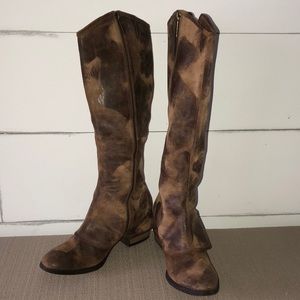 Donald J. Pliner brown boots